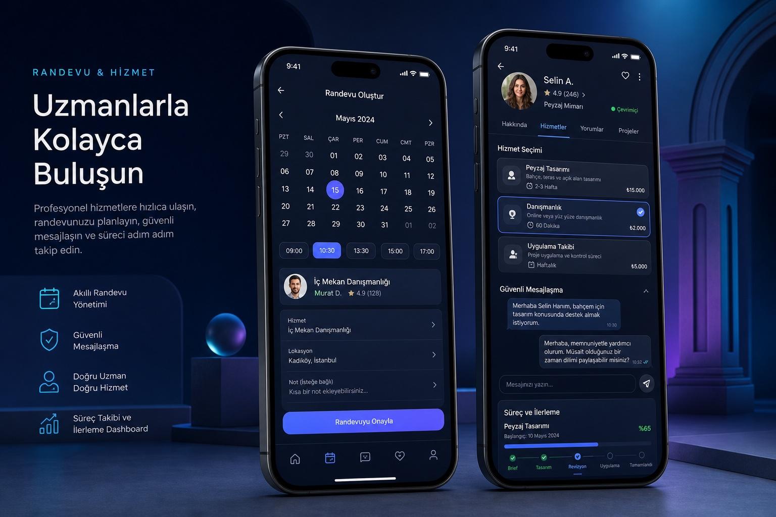 Expertly iOS ve Android mobil uygulama tasarımı