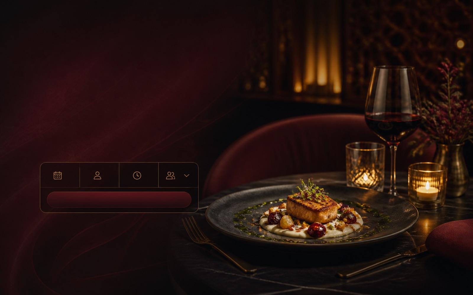 Restoran Web Sitesi tasarım örneği